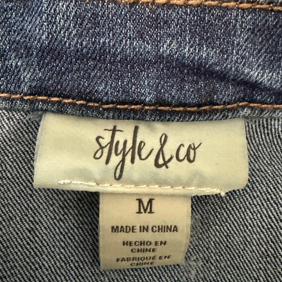 Style & Co Denim Vest, size M - Picture 3 of 3